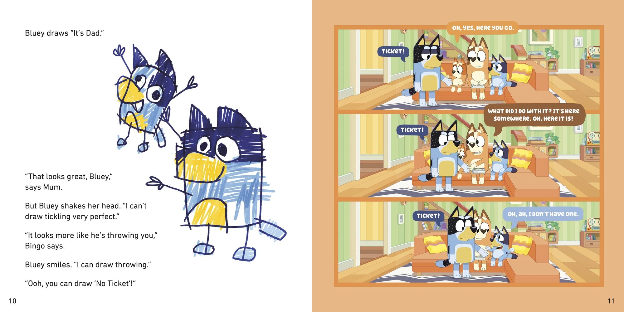 Bluey: Perfect: With a Wipe-Clean Card for Drawing