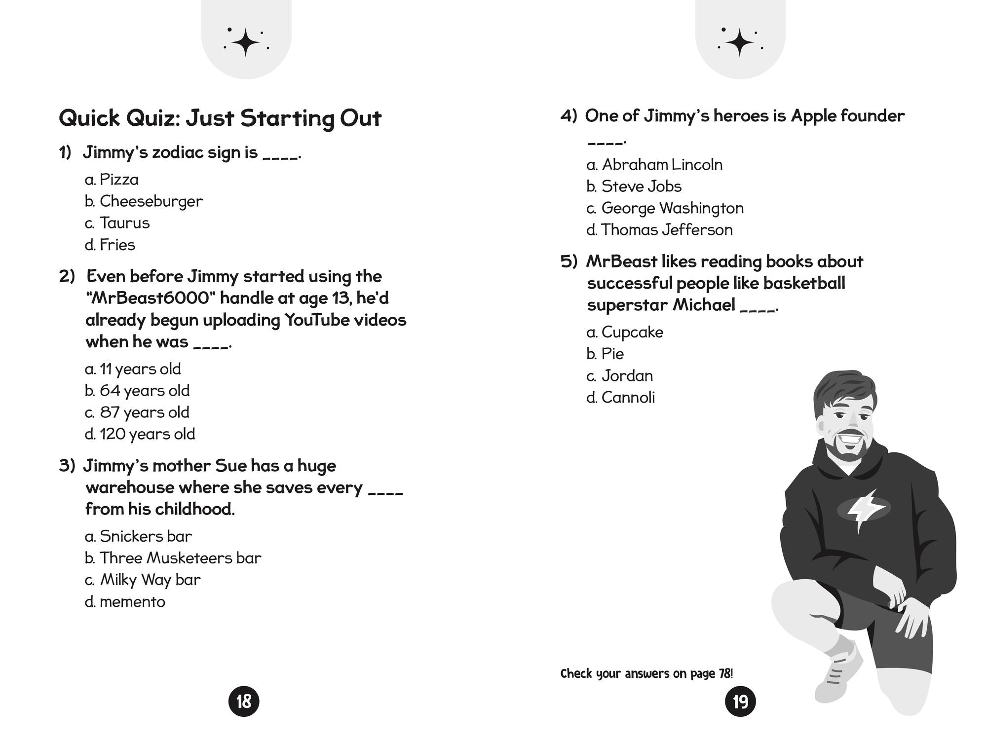 96 Facts About MrBeast: Quizzes, Quotes, Questions, and More! With Bonus Journal Pages for Writing!