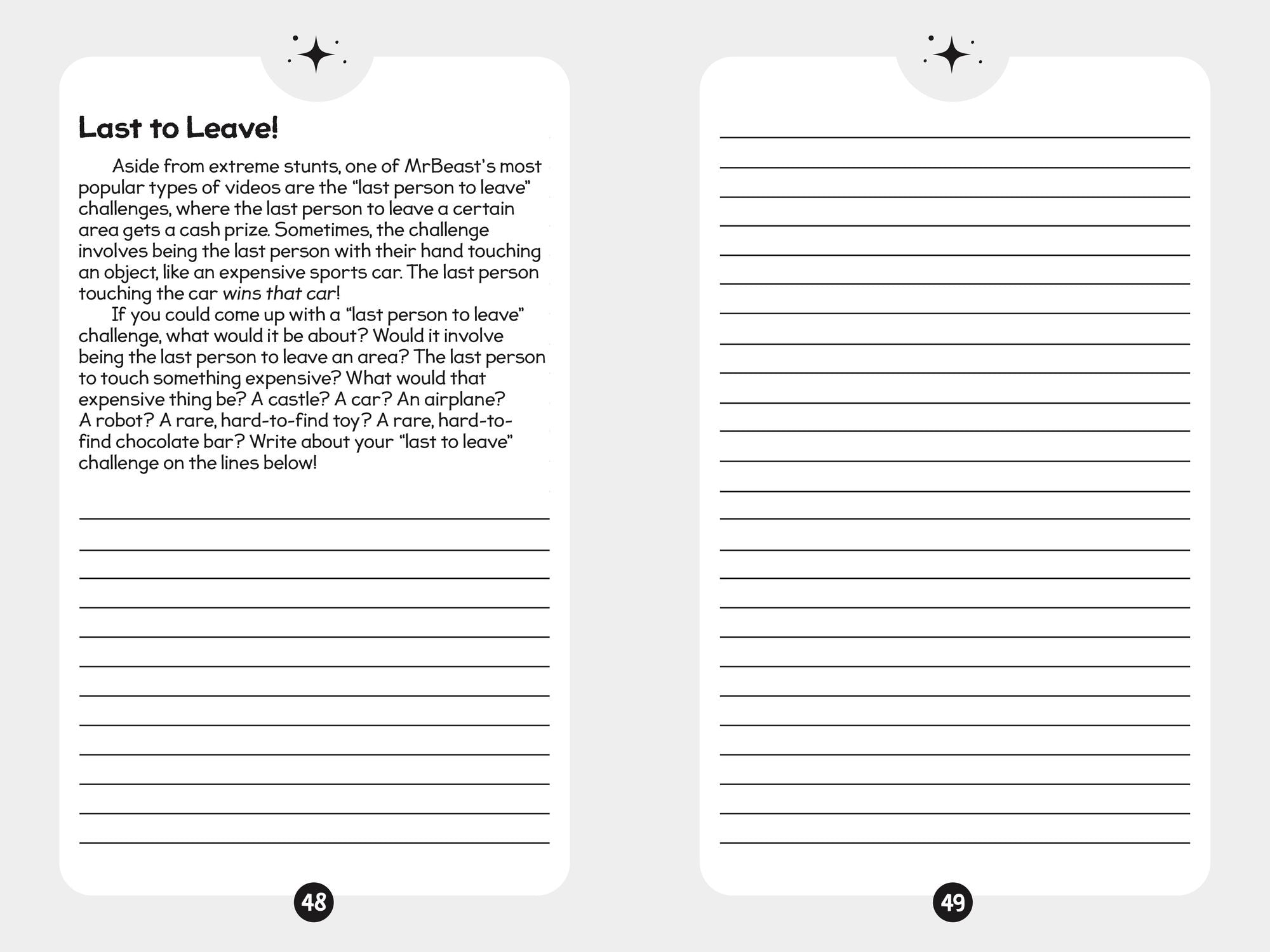 96 Facts About MrBeast: Quizzes, Quotes, Questions, and More! With Bonus Journal Pages for Writing!