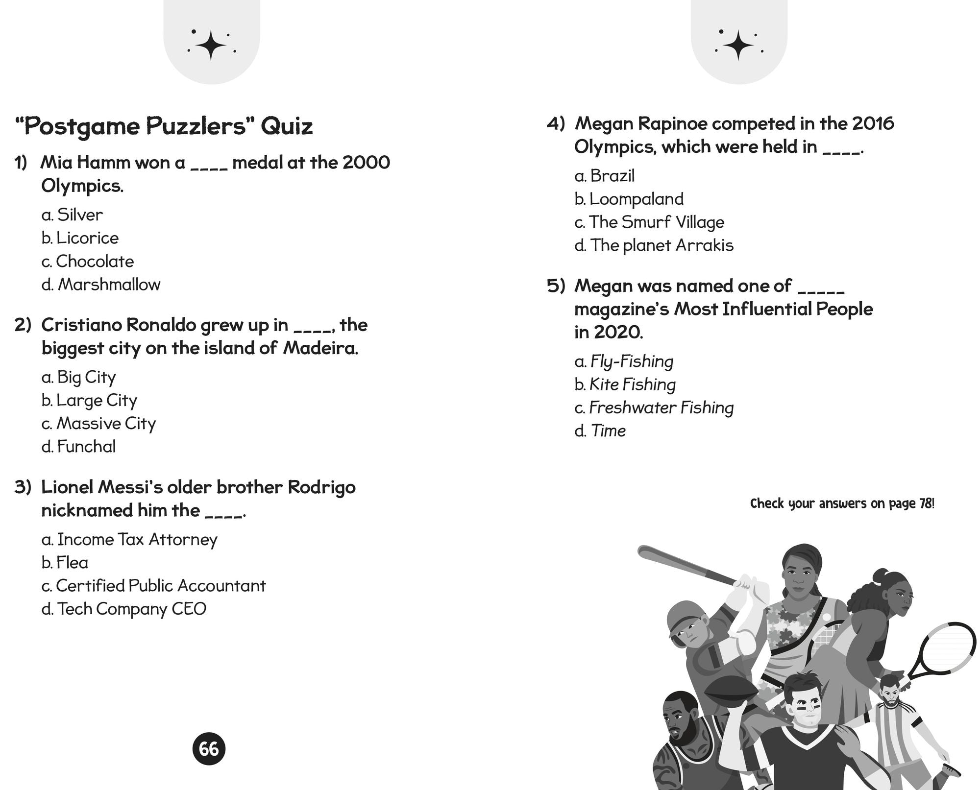 96 Facts About the G.O.A.T. Athletes (Greatest of All Time): Quizzes, Quotes, Questions, and More! With Bonus Journal Pages for Writing!
