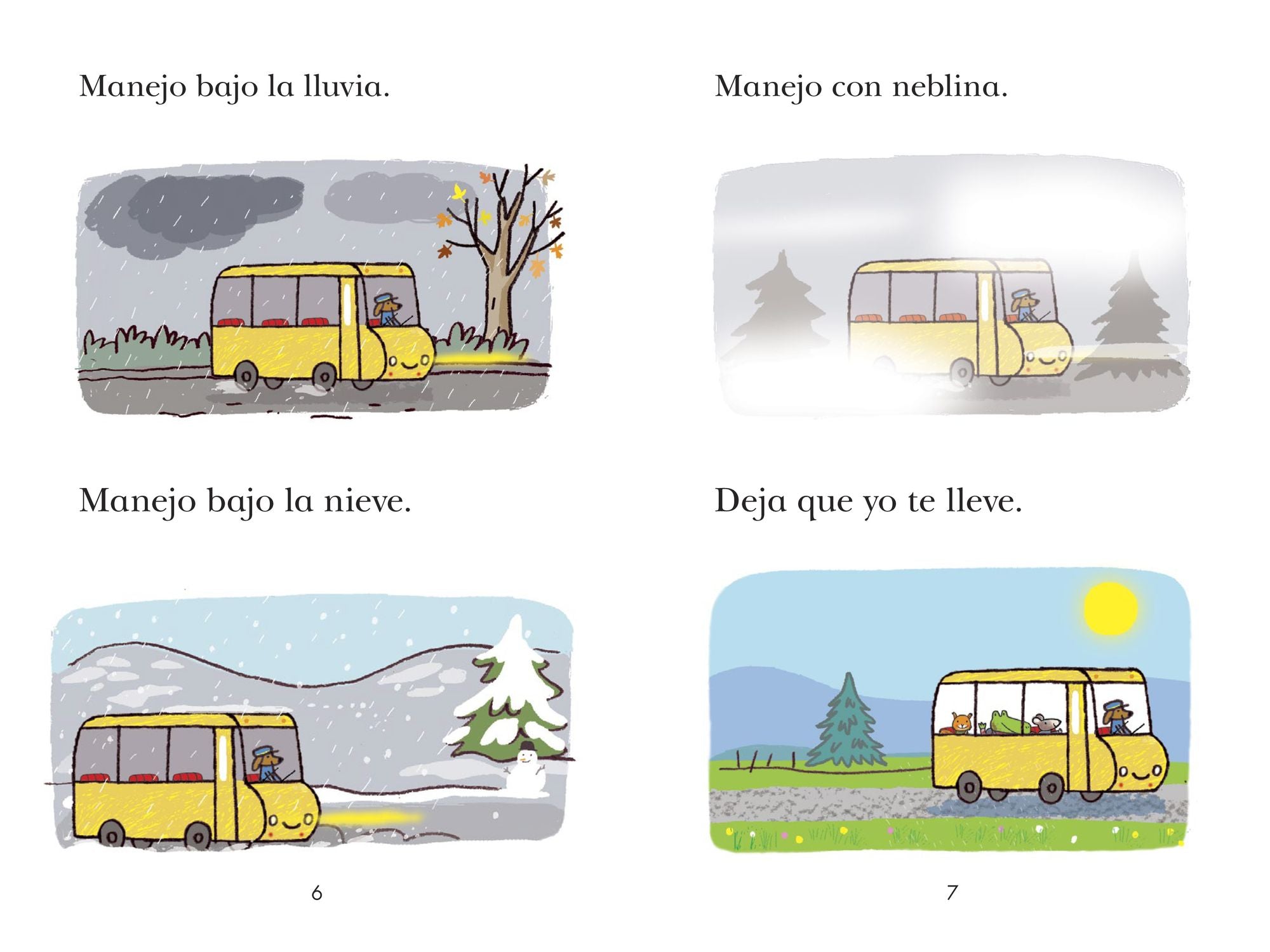El perrito del autobús (Dog on His Bus Spanish Edition)