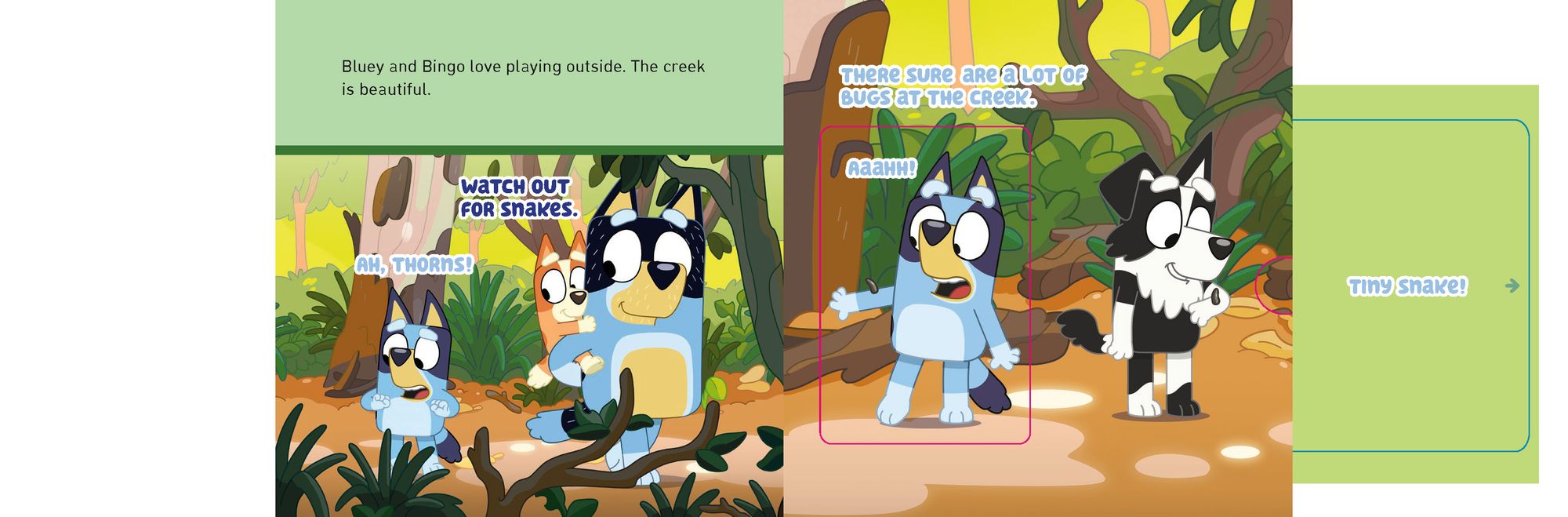 Bluey and Bingo's Book of Bugs: A Push-and-Pull Book