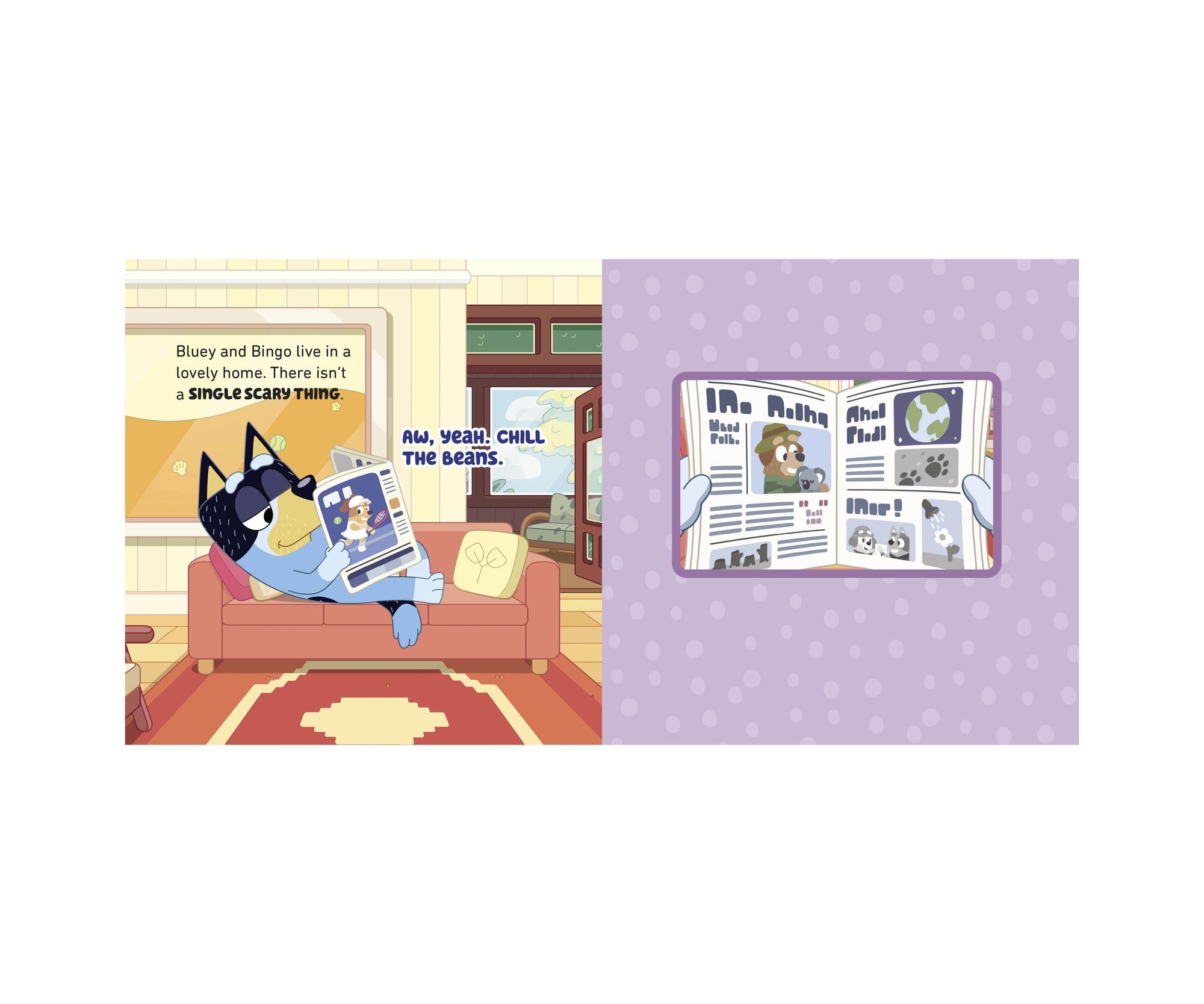 Bluey and Bingo's Book of Scary Things: A Lift-the-Flap Book