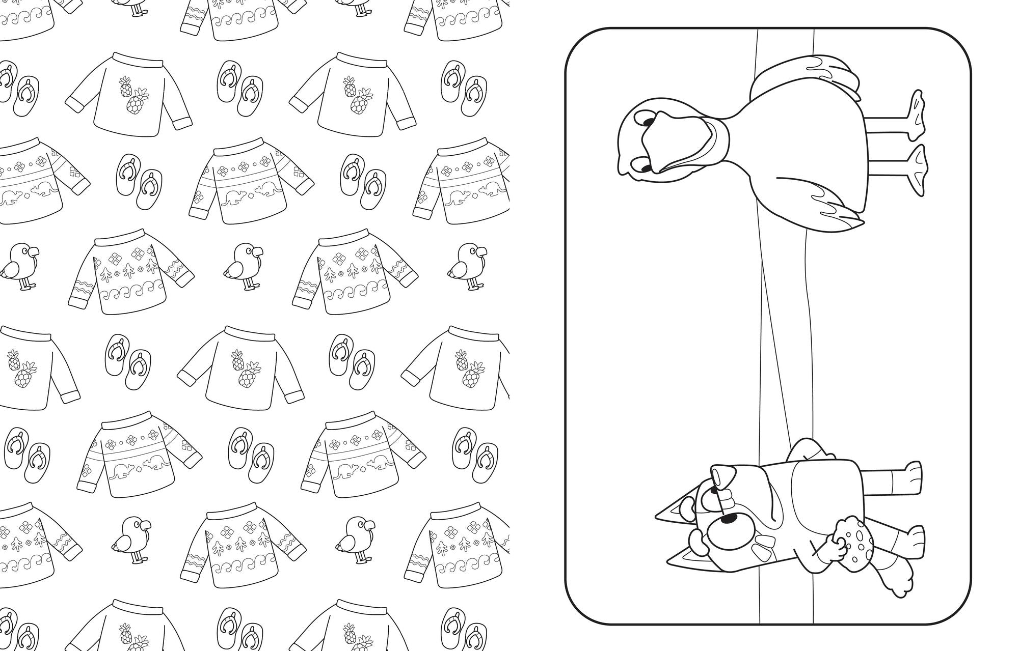 Bluey: At the Beach: A Coloring Book