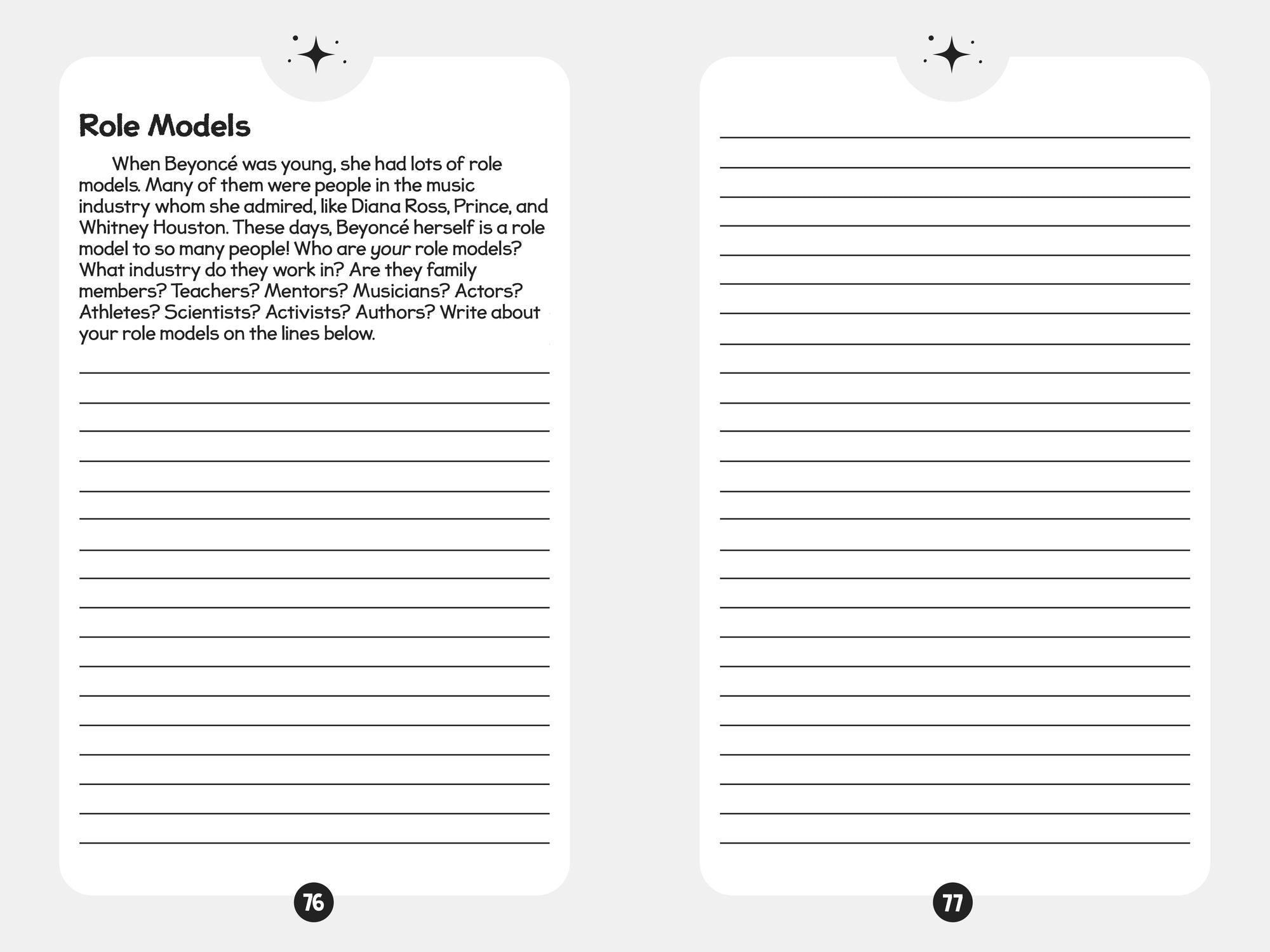 96 Facts About Beyoncé: Quizzes, Quotes, Questions, and More! With Bonus Journal Pages for Writing!