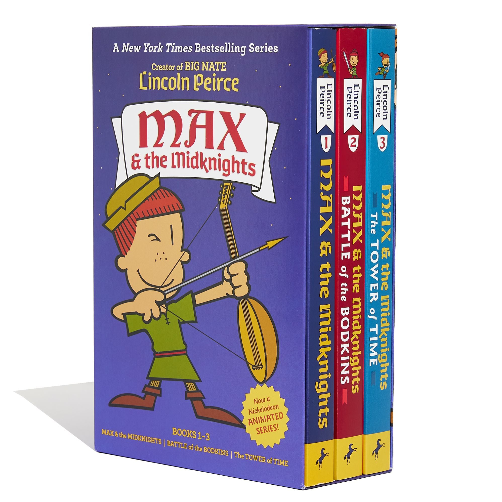 Max and the Midknights Paperback 3-Book Boxed Set: Max and the Midknights; Max and the Midknights: Battle of the Bodkins; Max and the Midknights: The Tower of Time