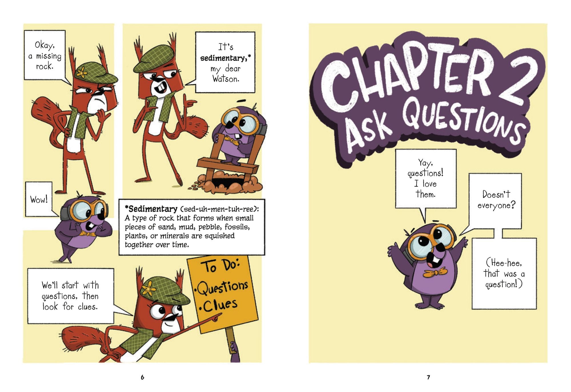 Squirrel Lock Holmes #1: The Pet Rock Mystery: (A Graphic Novel)