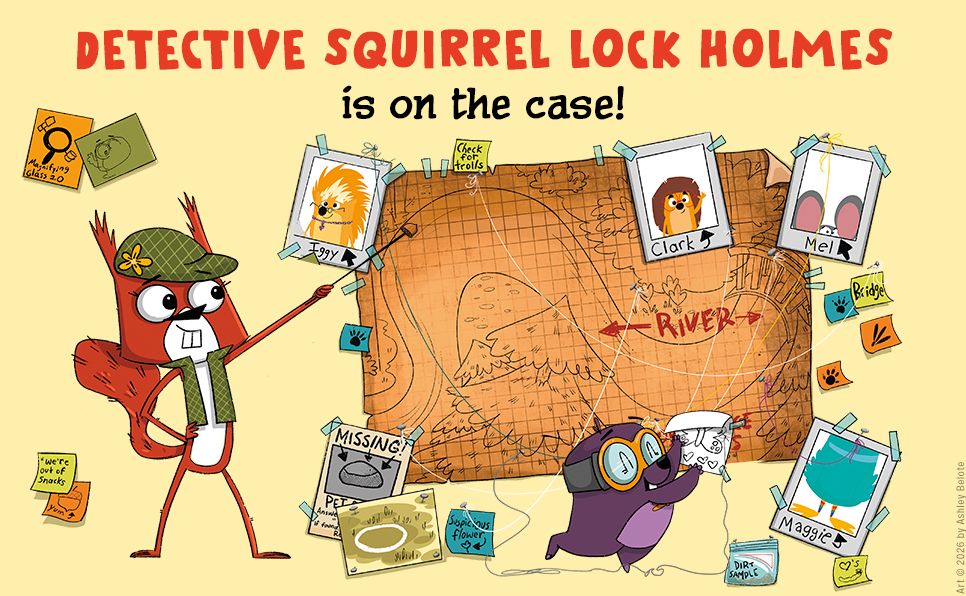 Squirrel Lock Holmes #1: The Pet Rock Mystery: (A Graphic Novel)