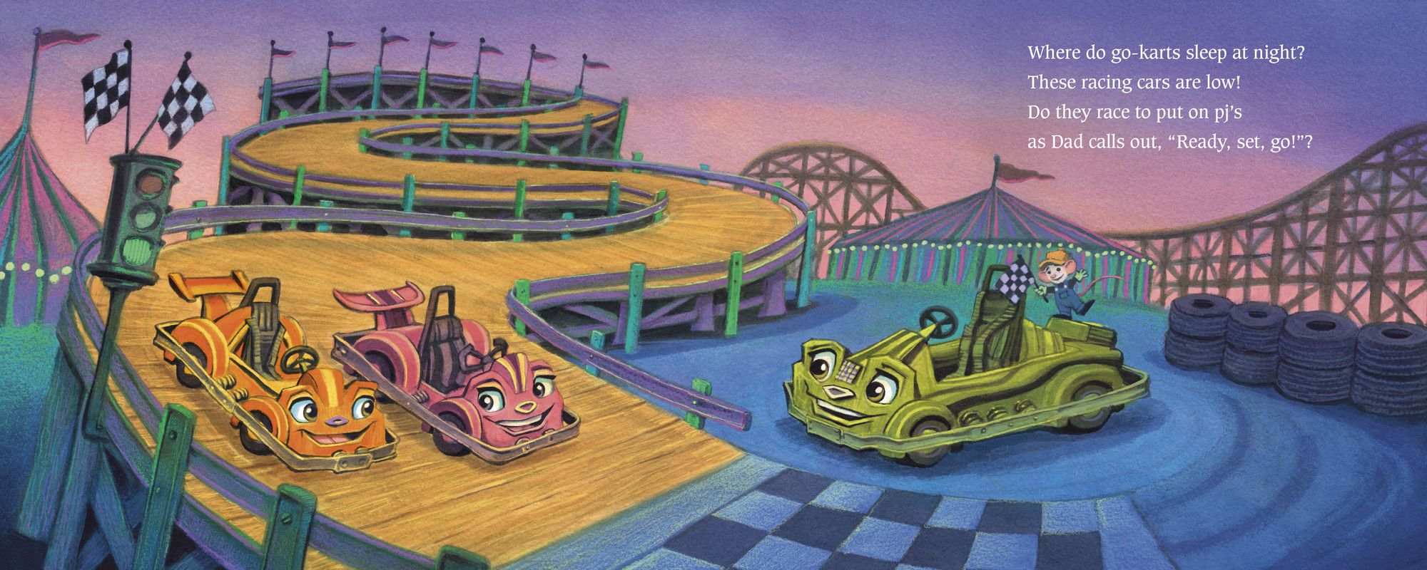 Where Do Race Cars Sleep at Night?
