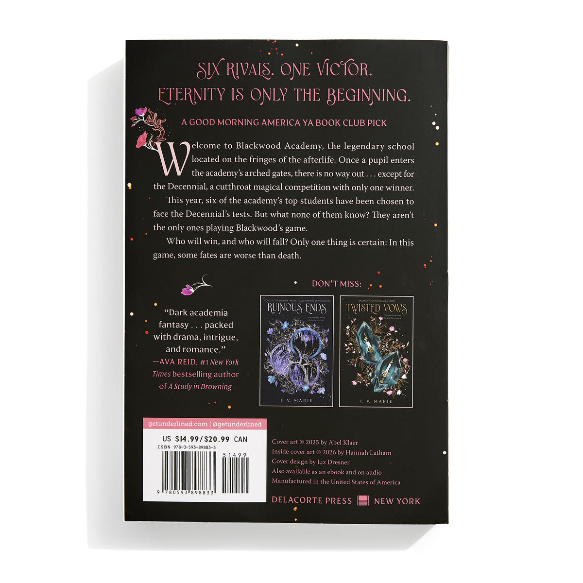 Immortal Consequences: A Good Morning America YA Book Club Pick