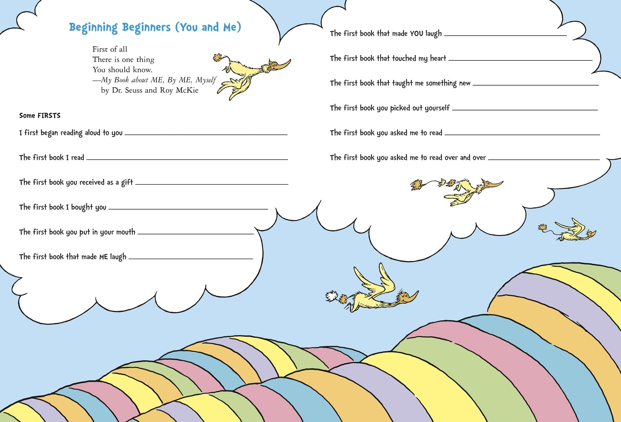 Oh, Baby, the Places You'll Go! Gift Edition: With Pages to Record Reading Memories