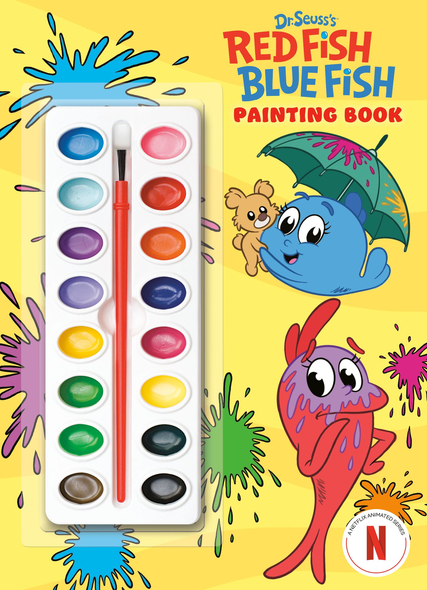 Dr. Seuss's Red Fish, Blue Fish Painting Book