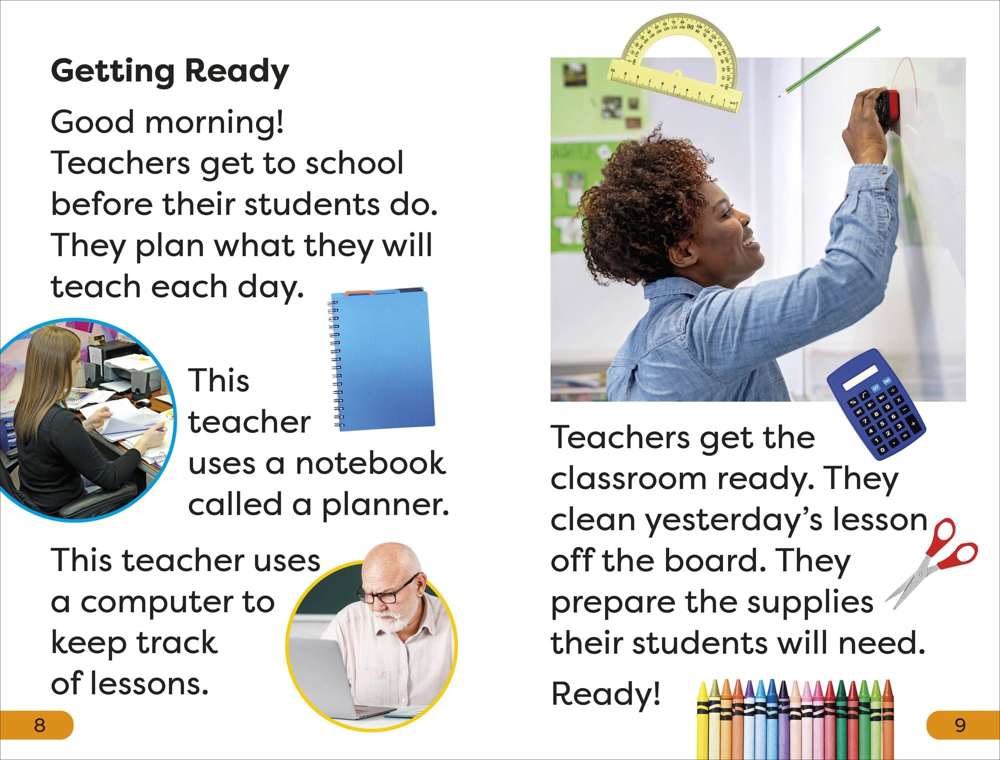 DK Super Readers Level 1 A Day in the Life of a Teacher