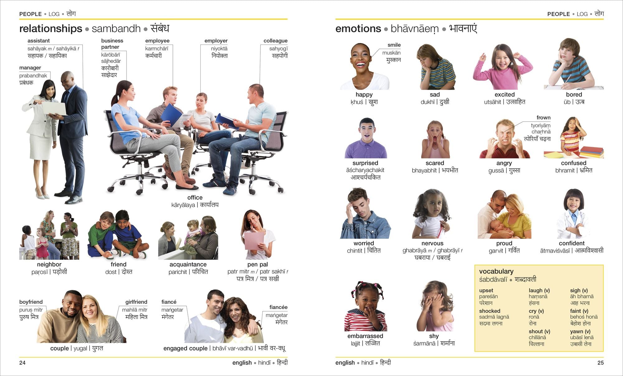 Hindi - English Bilingual Visual Dictionary