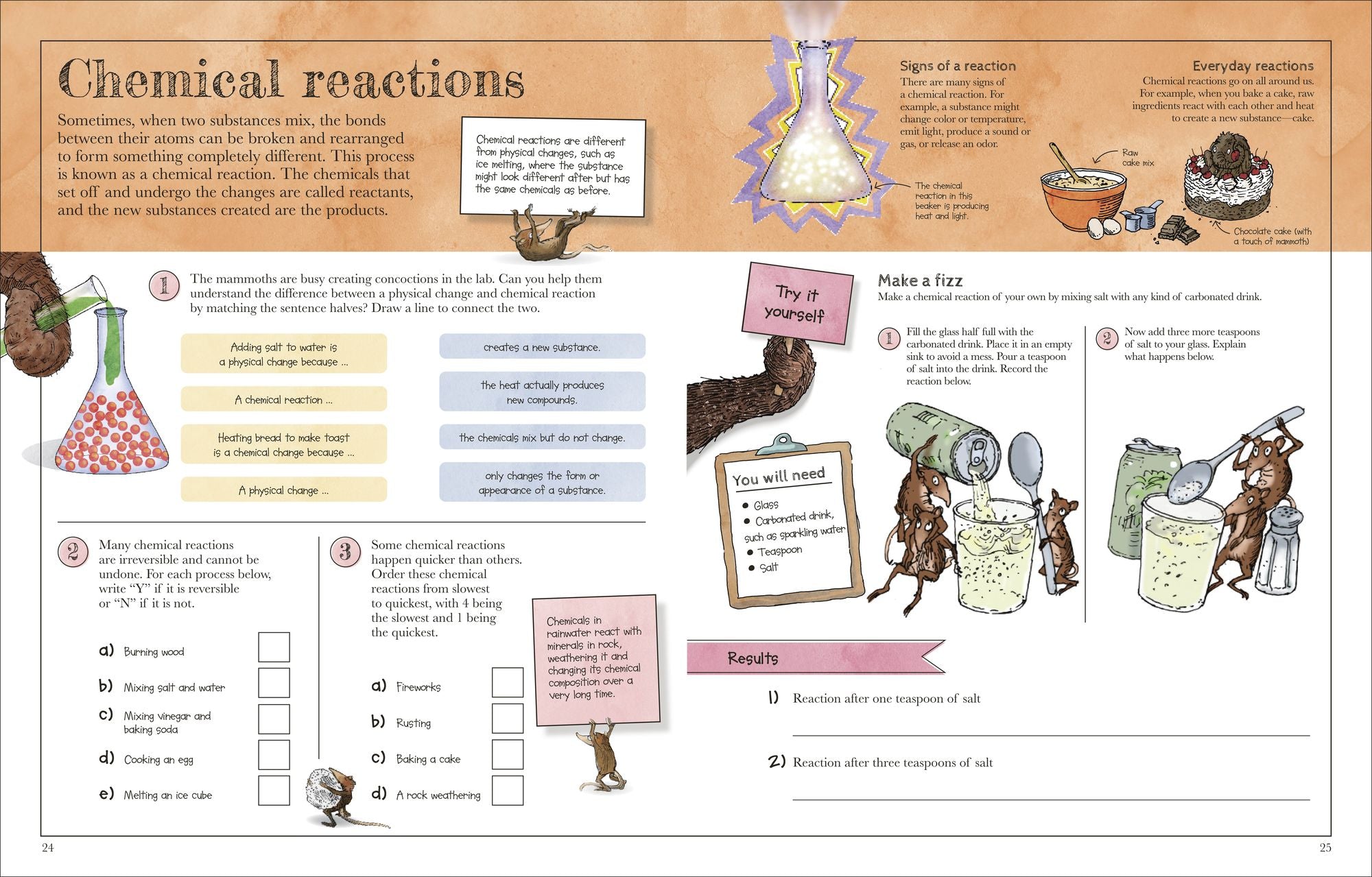 Mammoth Science Workbook: Practice Your Science Skills with a Little Help from Some Mammoths