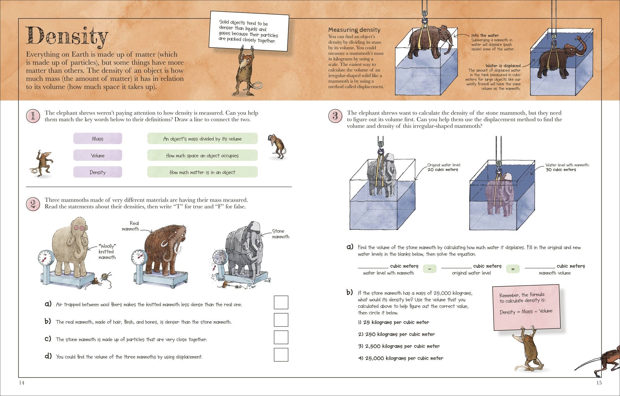 Mammoth Science Workbook: Practice Your Science Skills with a Little Help from Some Mammoths