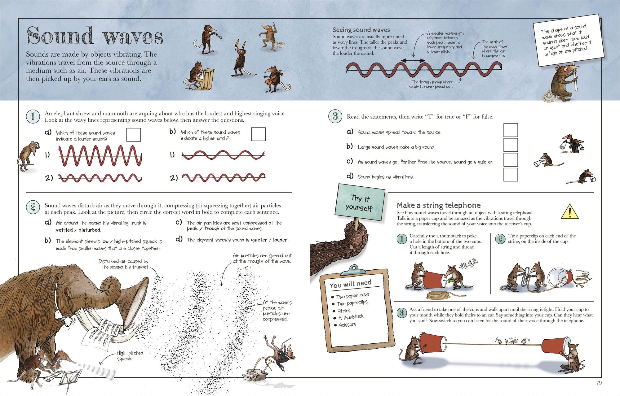 Mammoth Science Workbook: Practice Your Science Skills with a Little Help from Some Mammoths