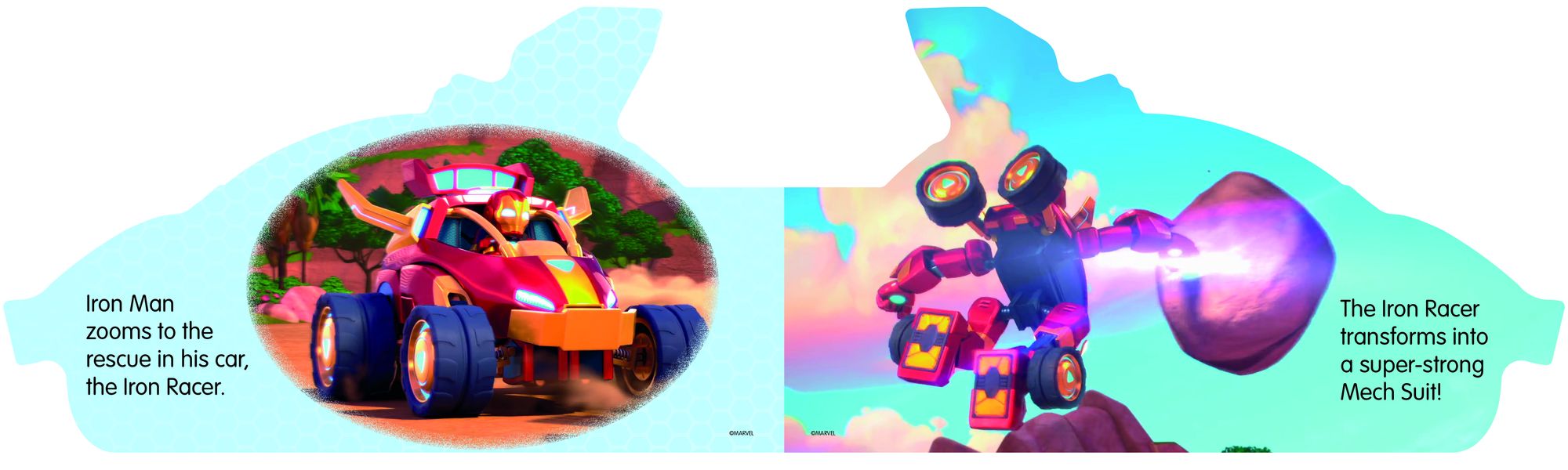 Marvel Iron Man and his Awesome Friends Iron Racer