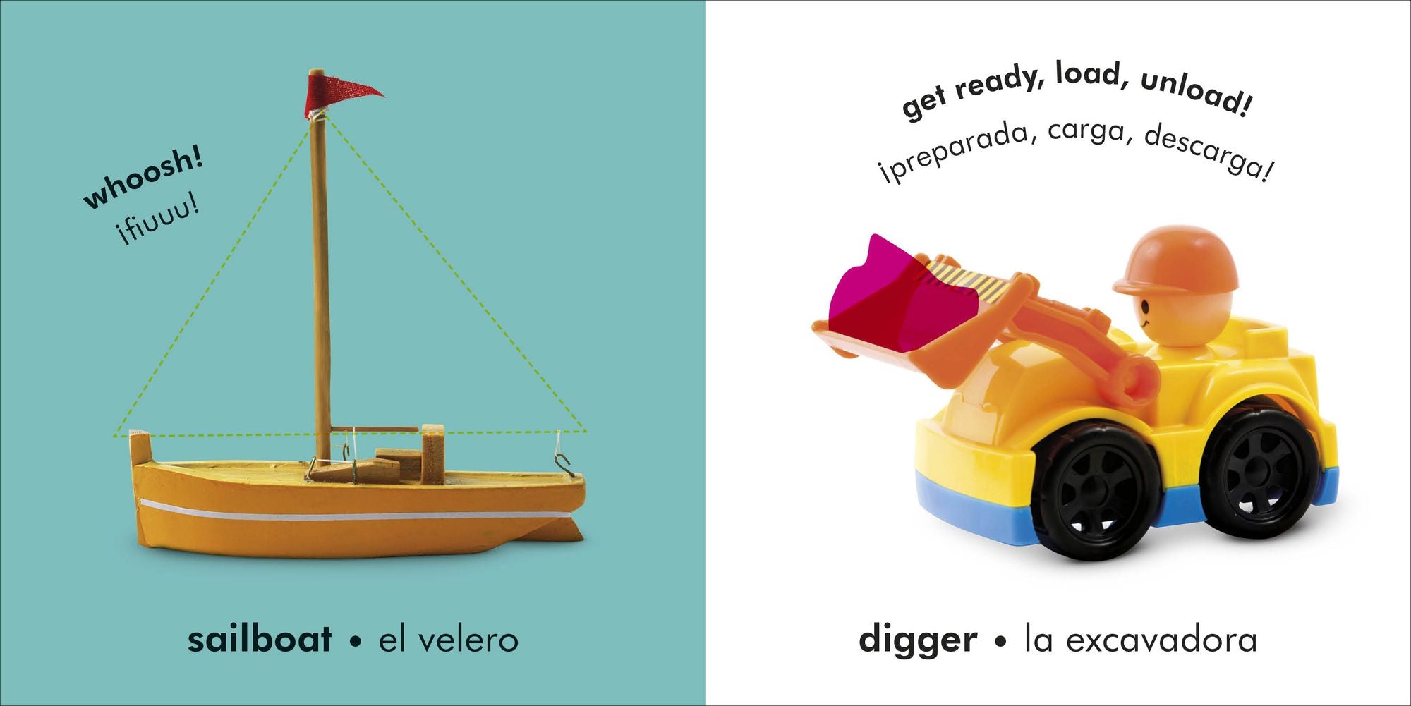 Bilingual Baby Touch and Feel Things That Go / Los transportes