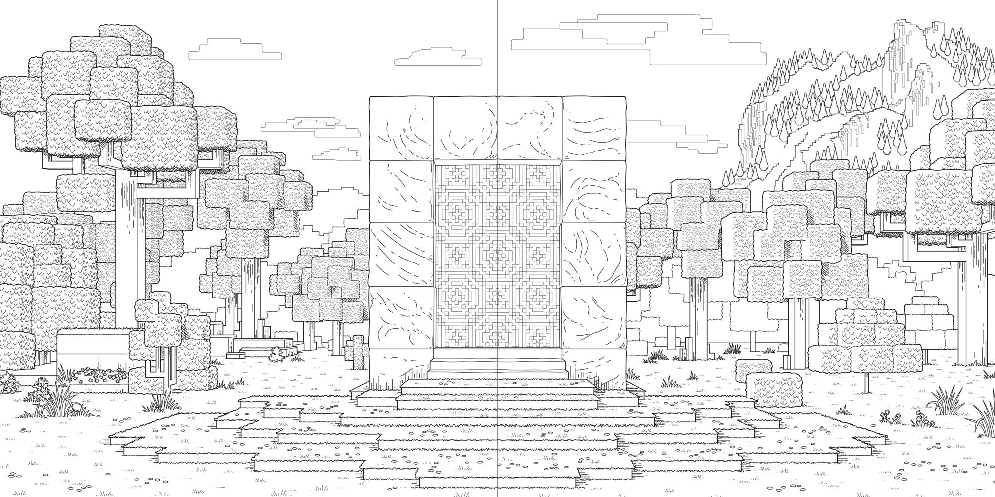 A Minecraft Movie Official Coloring Book