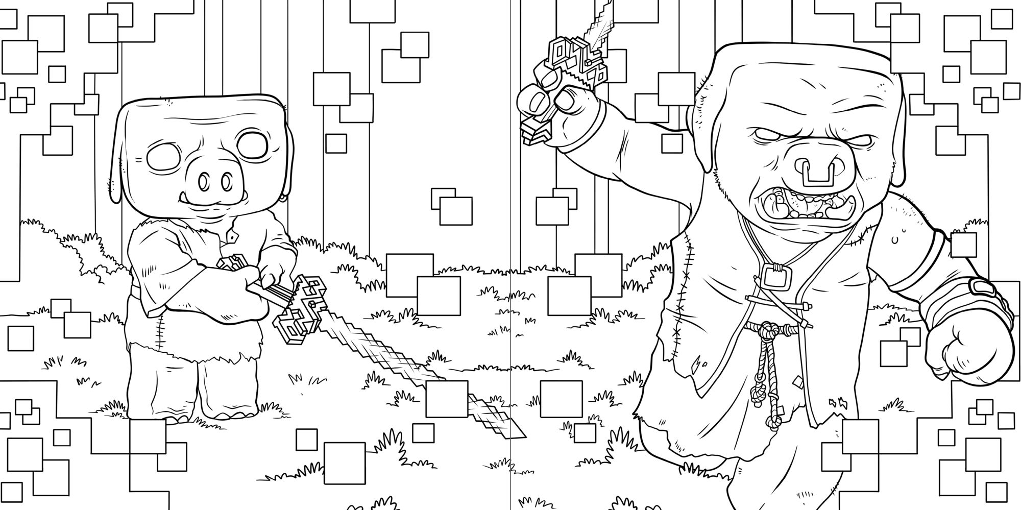 A Minecraft Movie Official Coloring Book