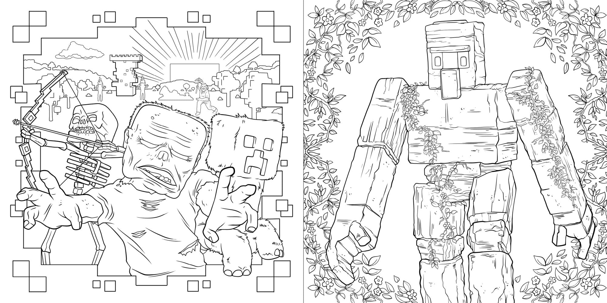 A Minecraft Movie Official Coloring Book