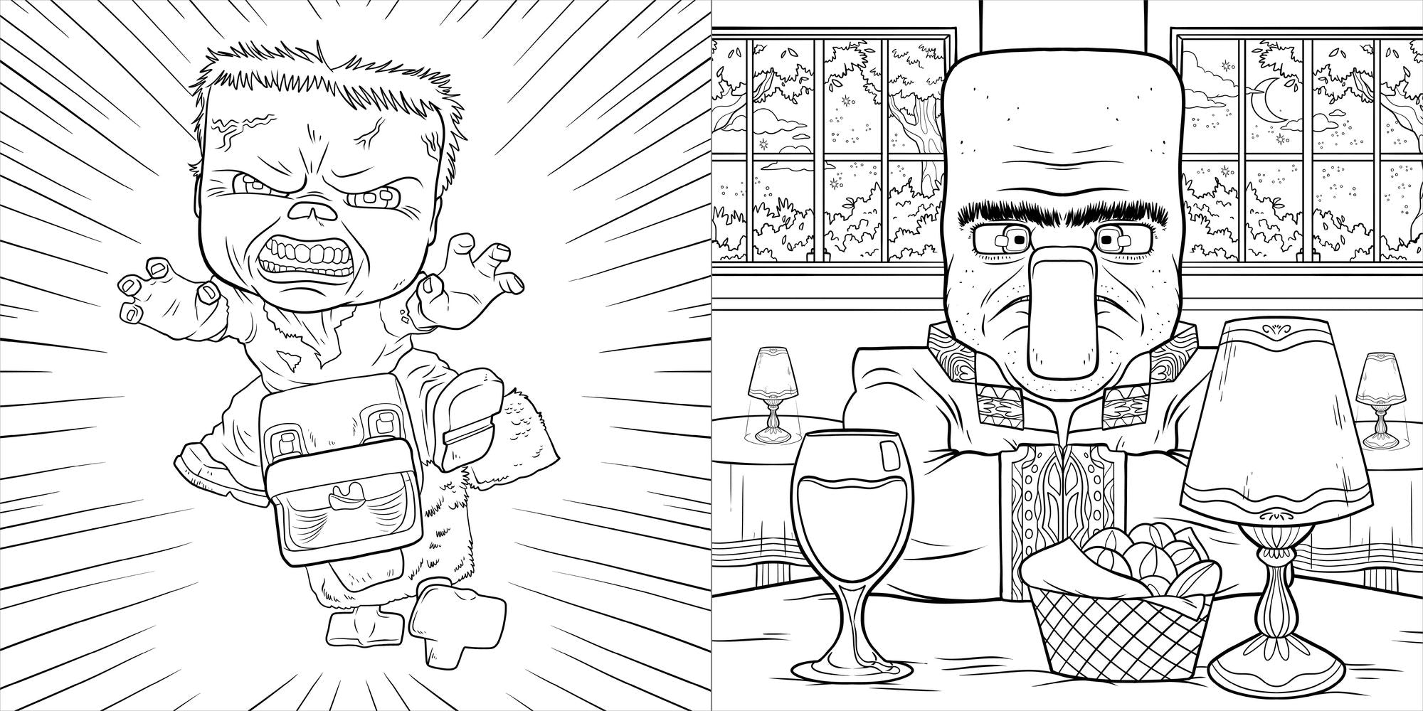 A Minecraft Movie Official Coloring Book