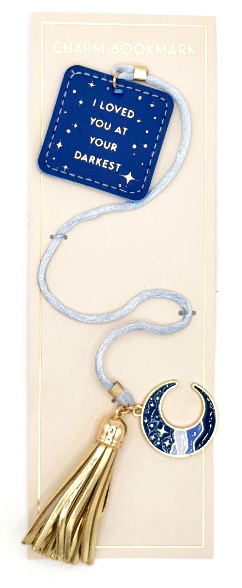 Leatherette Bookmark Celestial Moon