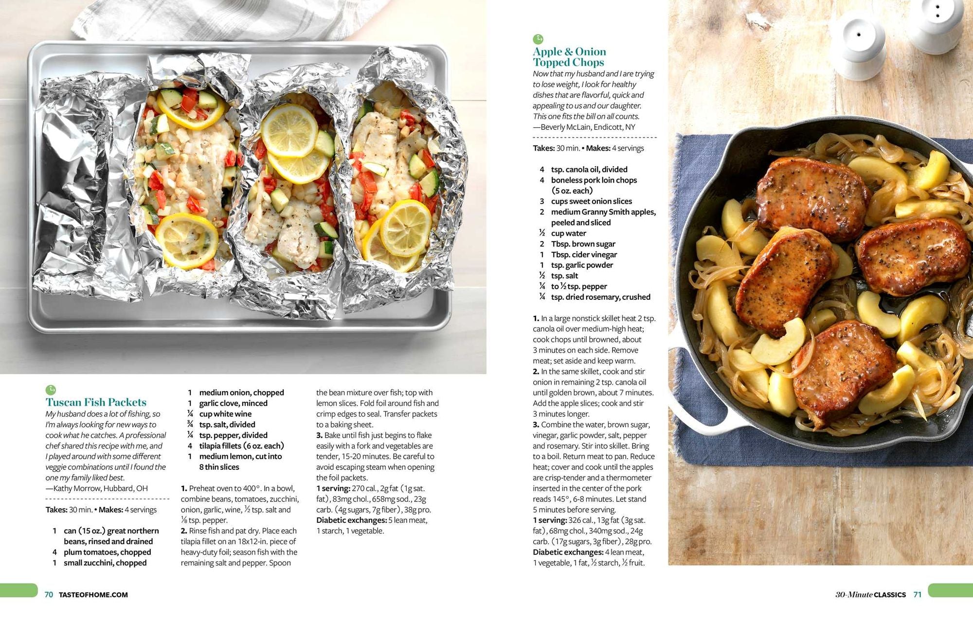 Taste of Home Light & Easy Weeknight Cooking