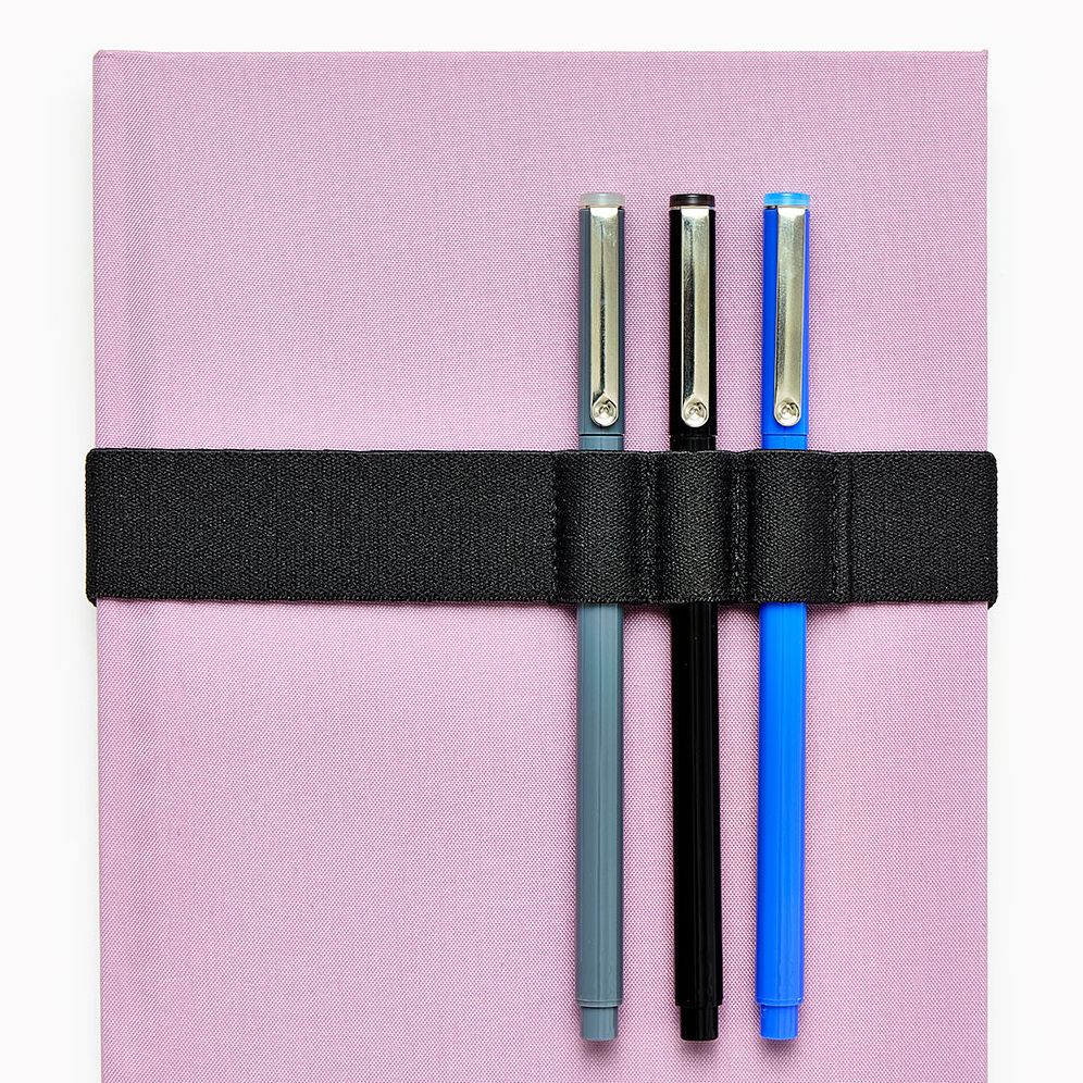 Black Elastic Pen Holder
