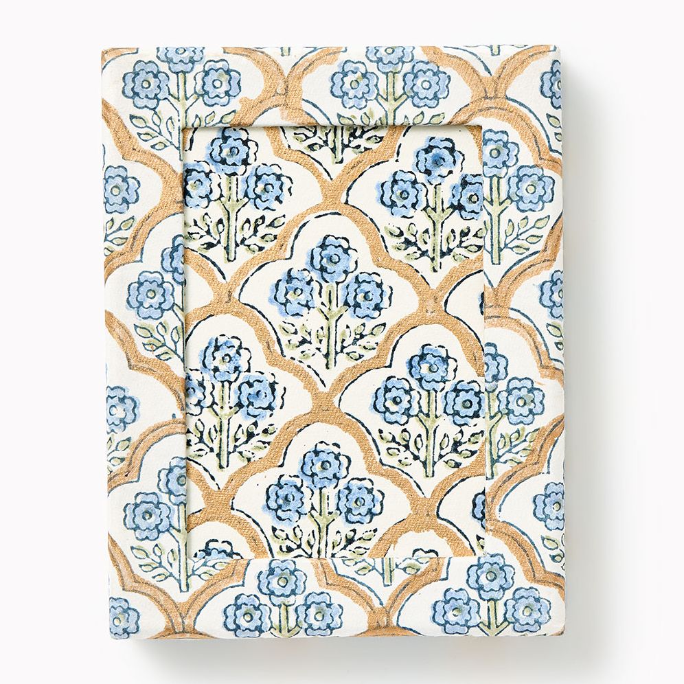Trellis Blue Stone Notecard Box Pk 6