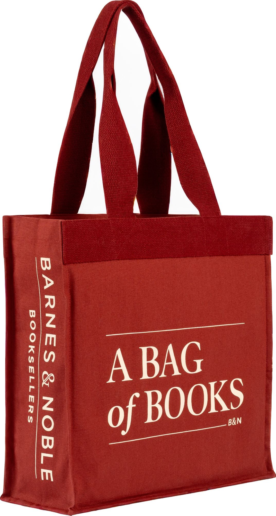 Barnes & Noble Bag of Books Tote - Burgundy