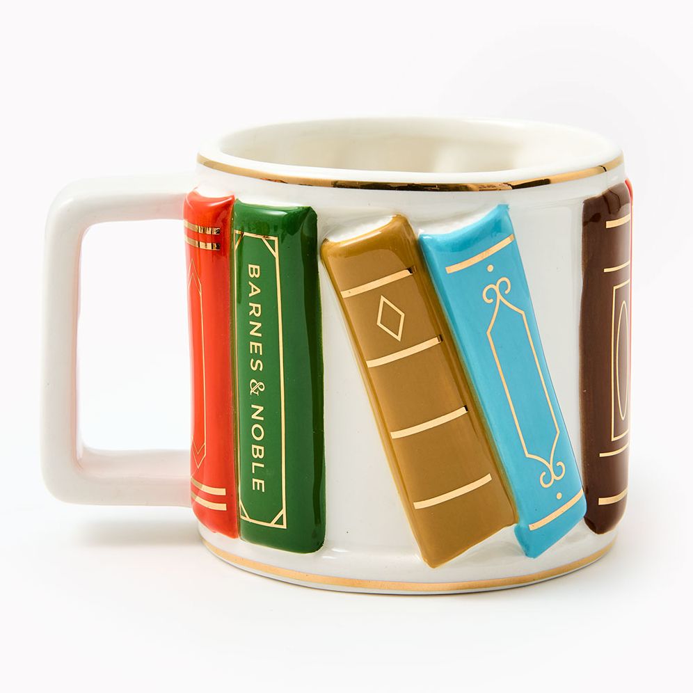 Bookshelf Ceramic Mug