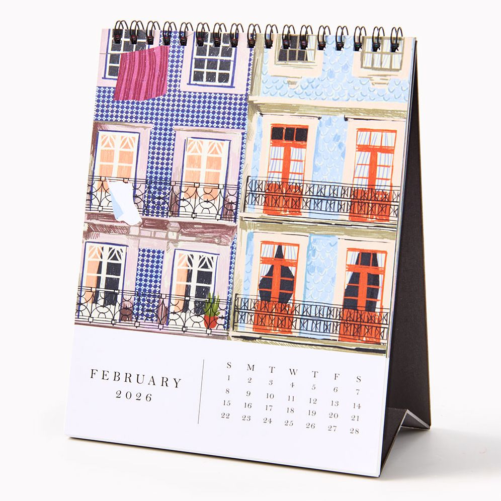 2026 Paper Source Desk Art Easel Calendar