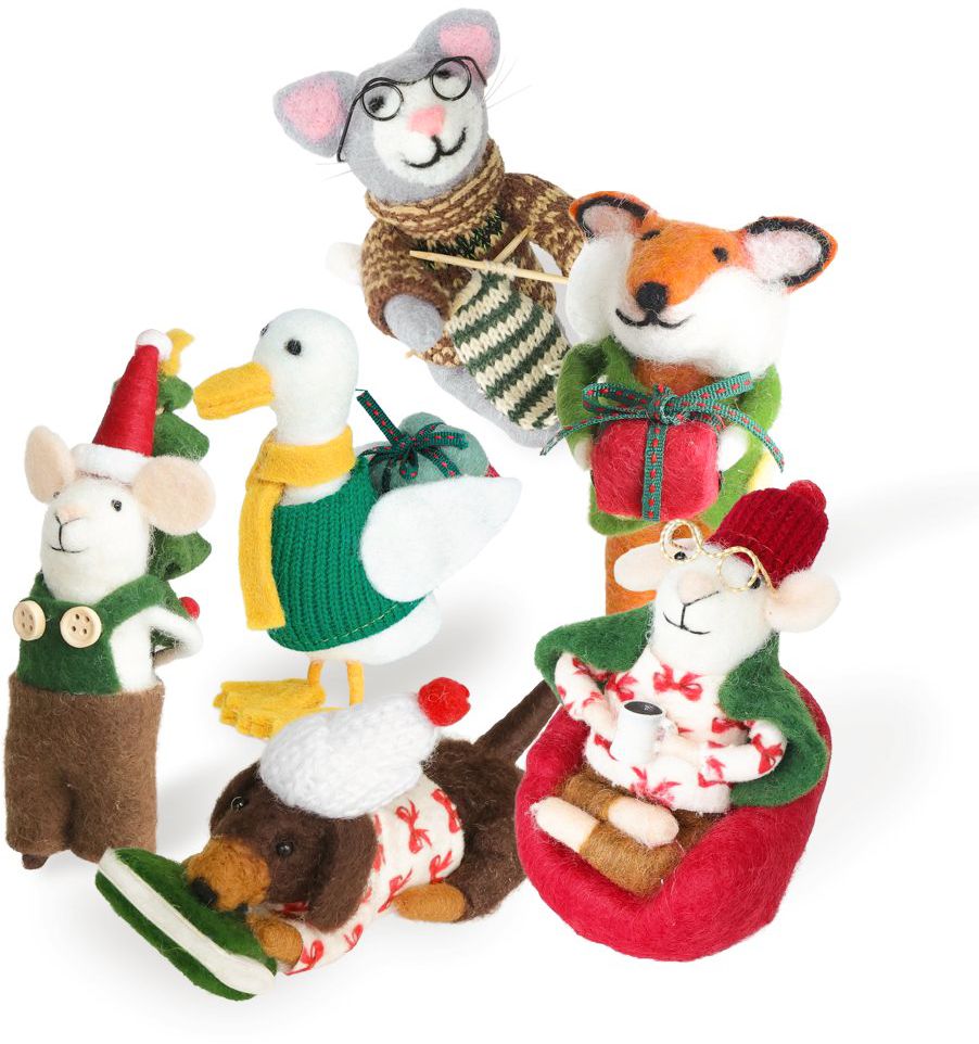 Assorted Felt Woodland Critters