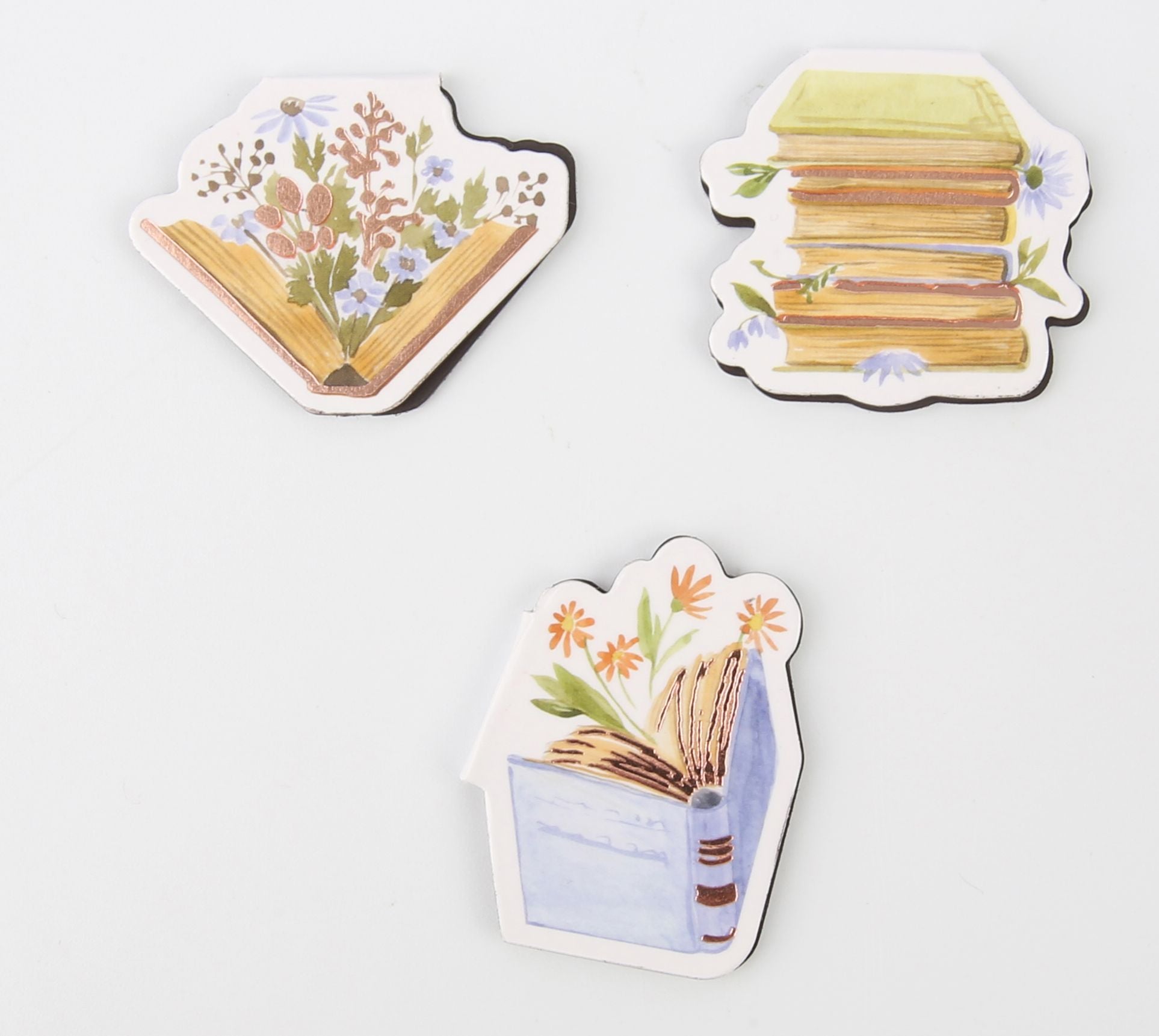 Set of 3 Magnet Bookmarks Literary Books