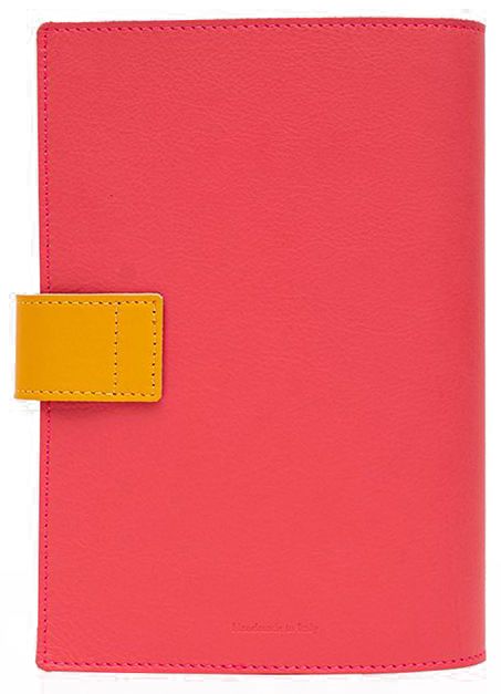 Pink Genuine Leather Journal with Snap
