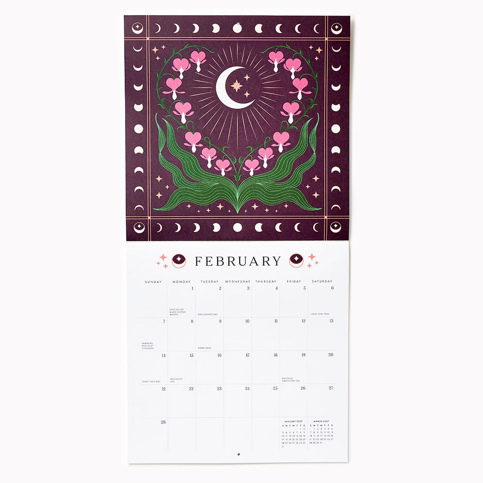 2027 Paper Source Art Grid Calendar