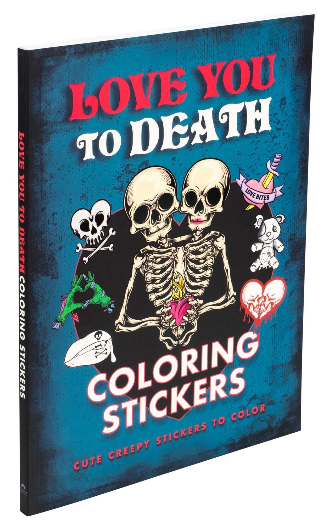 Love You to Death Coloring Stickers