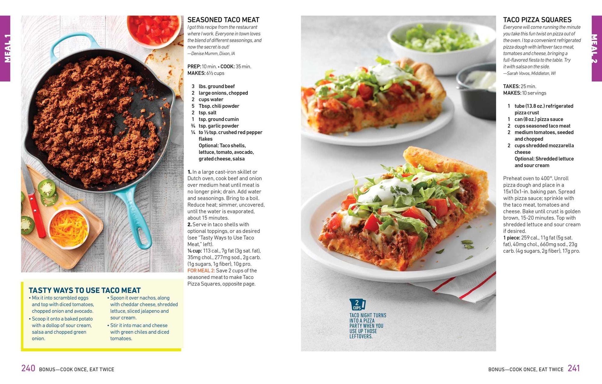 Taste of Home Make Ahead Comfort Foods
