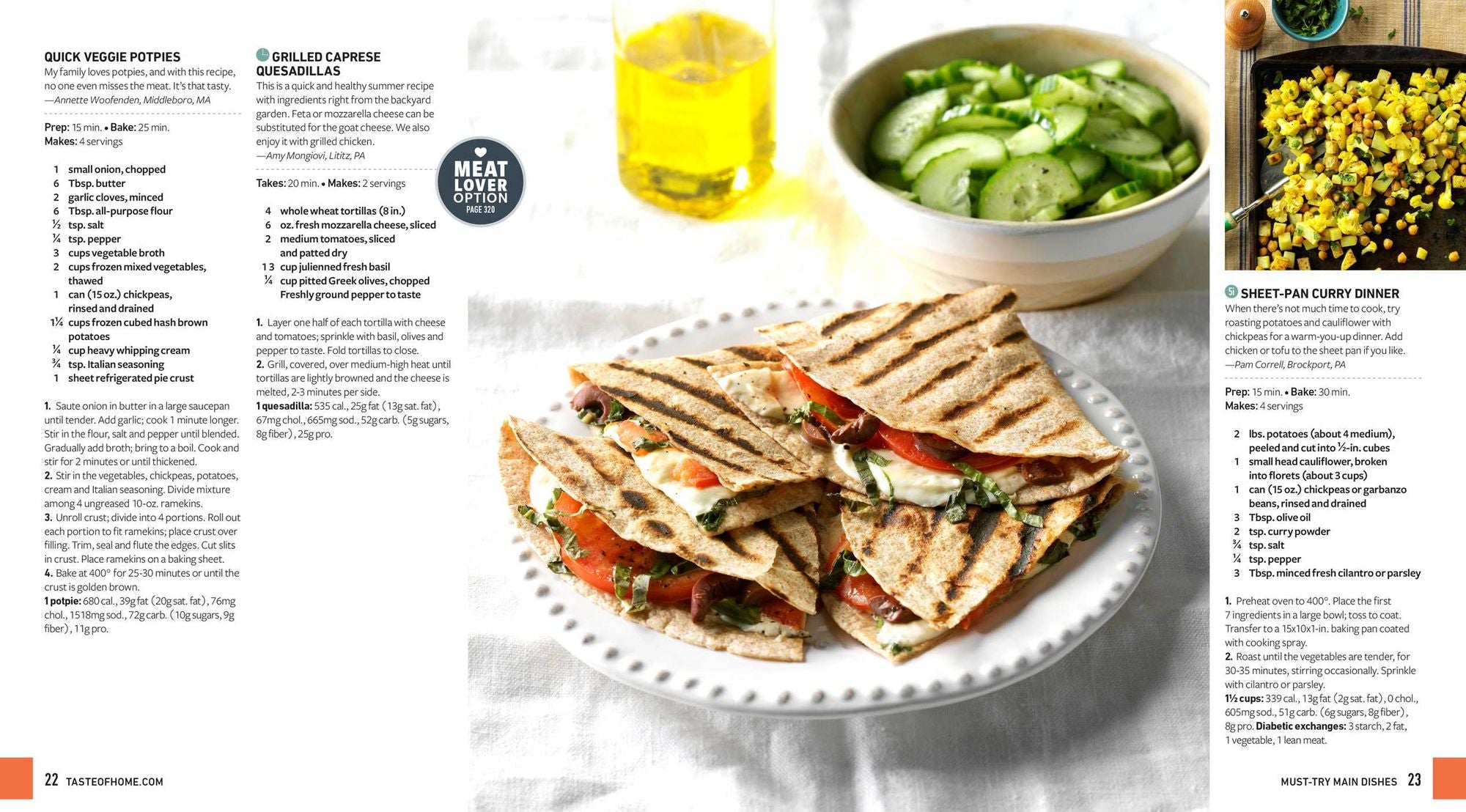 Taste of Home Vegetarian Made Easy