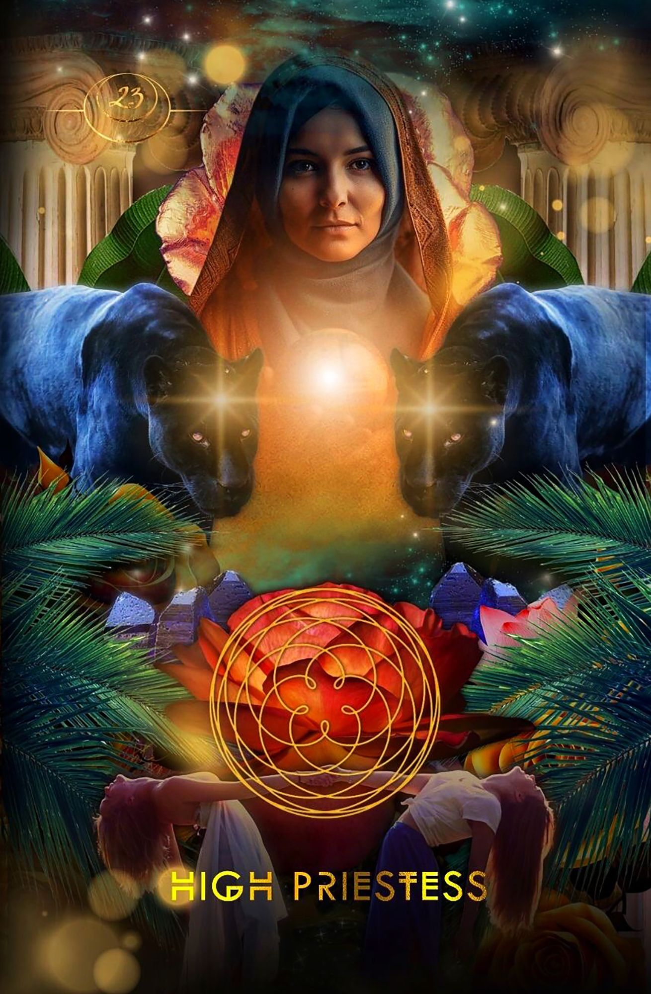 Creatrix Awakened Oracle Deck: Fierce Feminine Frequency Leaders (33 Full-Color Cards and 126-Page Guidebook)