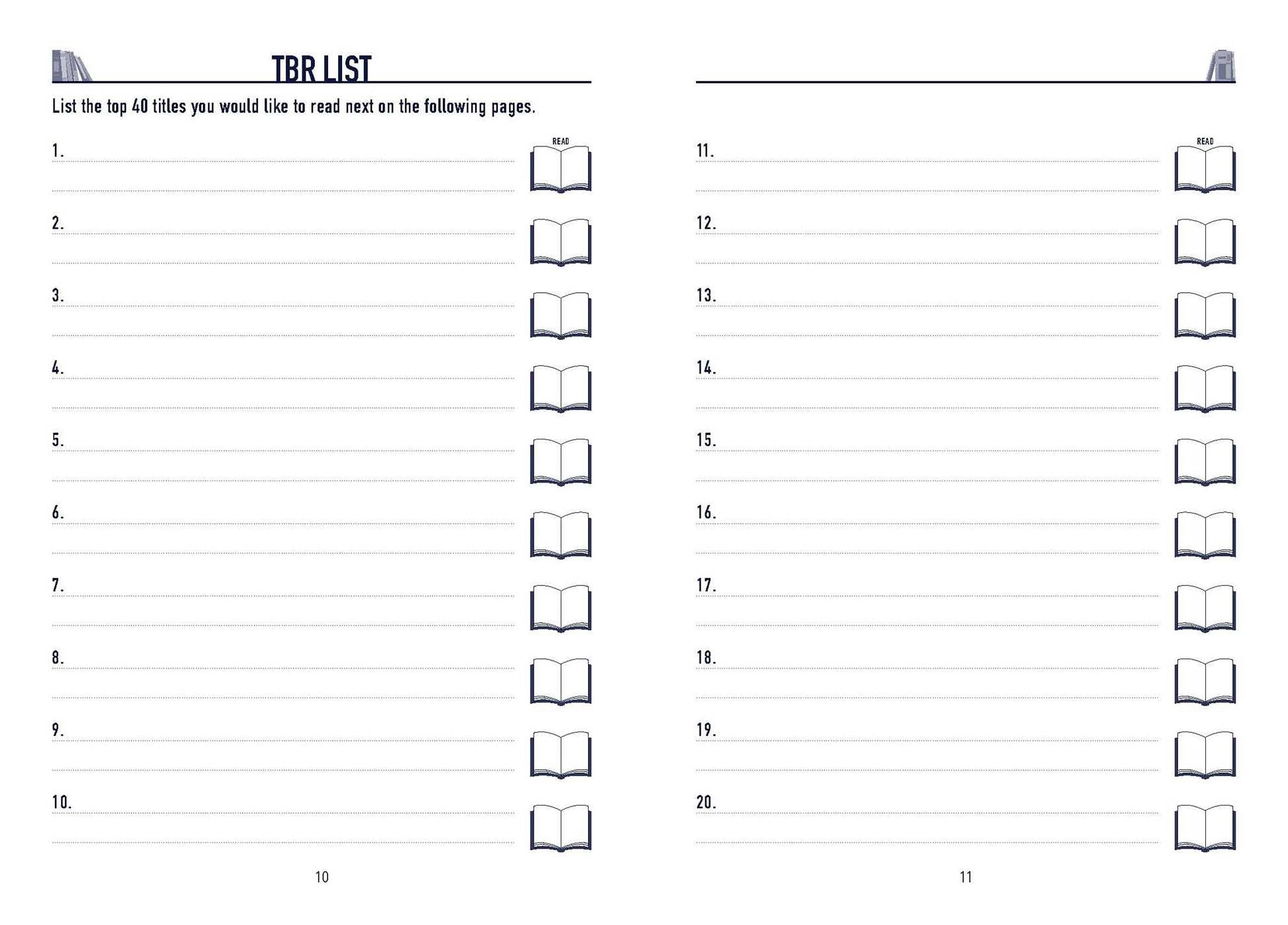 Book Lover's Journal