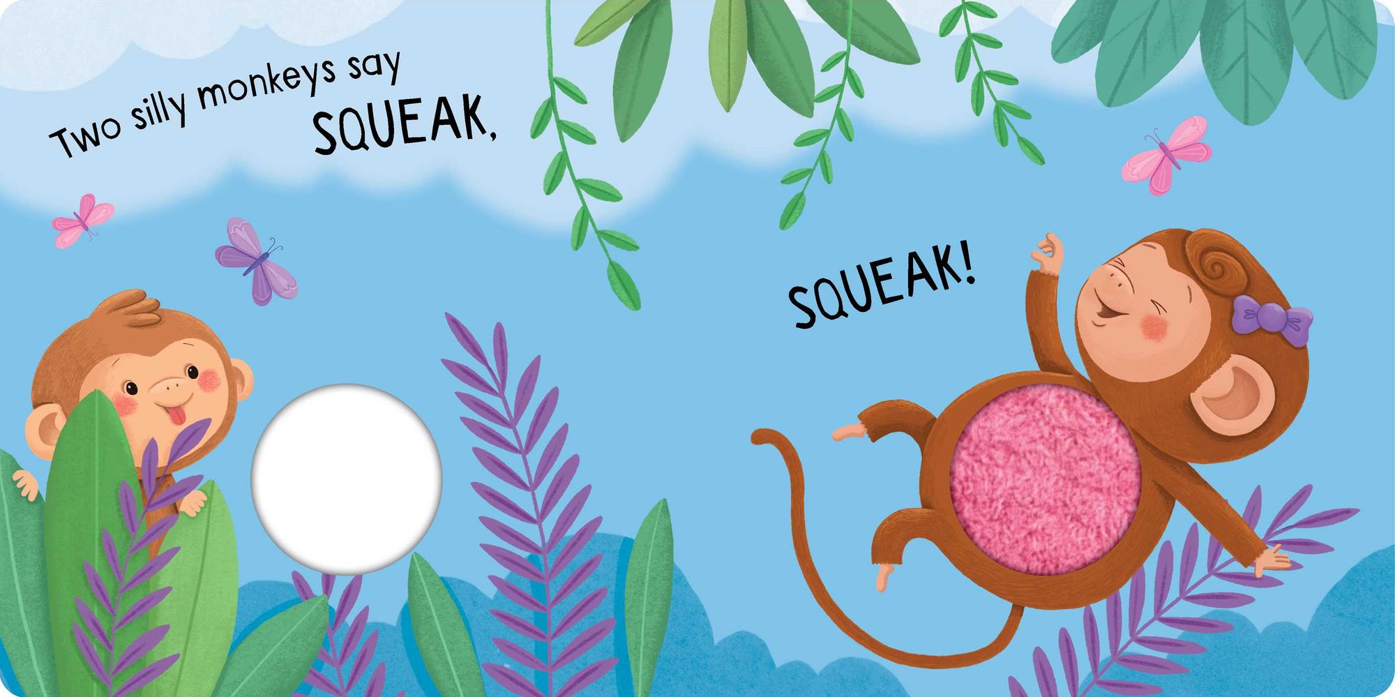 Squeak Me!: Five Silly Monkeys: Squeaky Plush Board Book