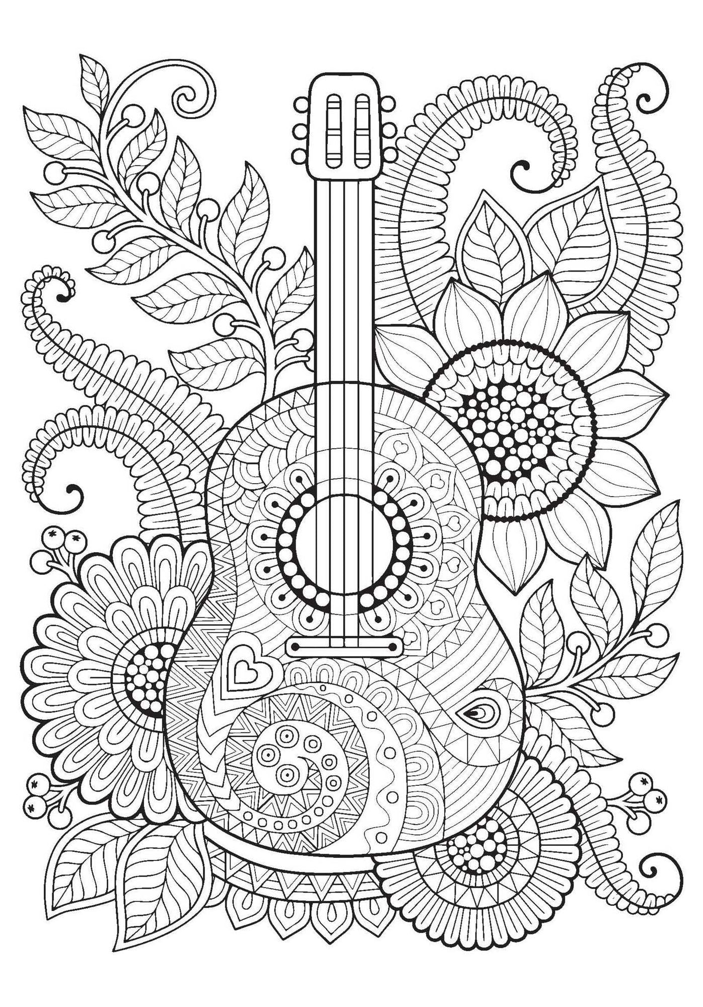Day of the Dead: Coloring Book: Color-Your-Own Gallery Wall Art