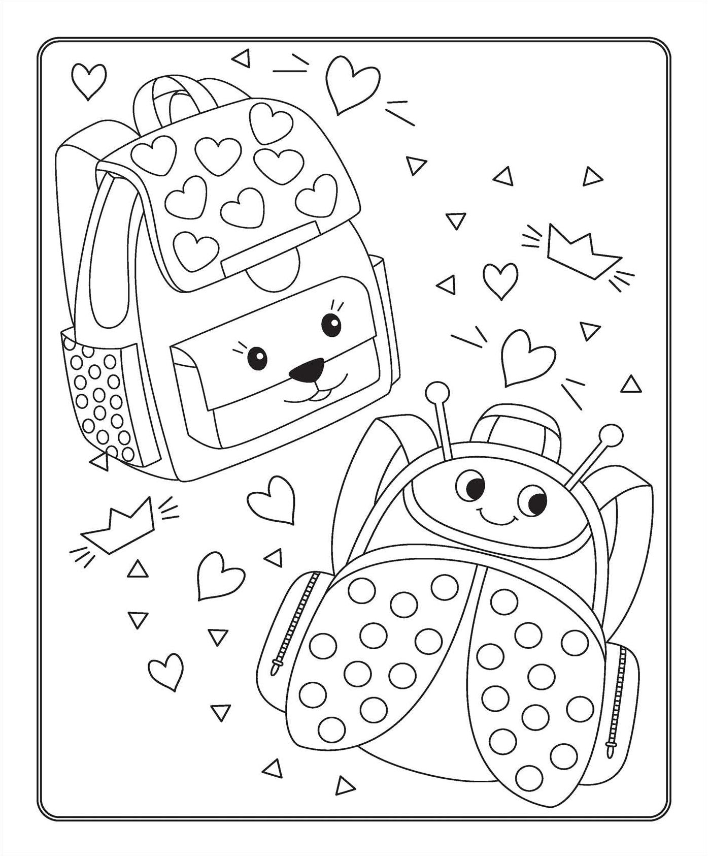 Markerific: Kawaii Town: Activity Folder with 6 Markers