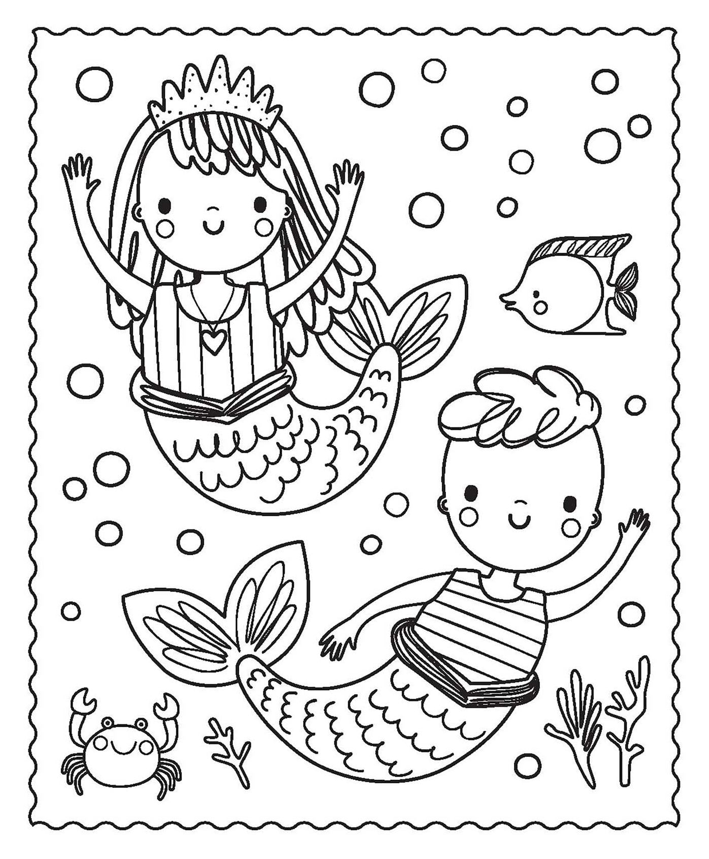 Markerific: Mermaid Metallics: Activity Folder with 6 Markers