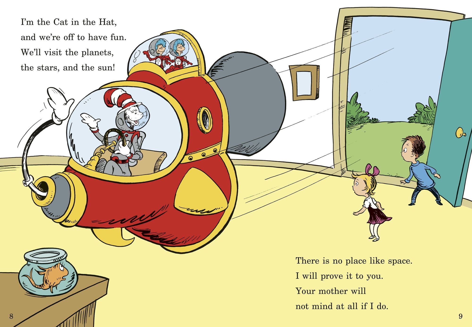 There's No Place like Space!: All about Our Solar System (Cat in the Hat's Learning Library Series)