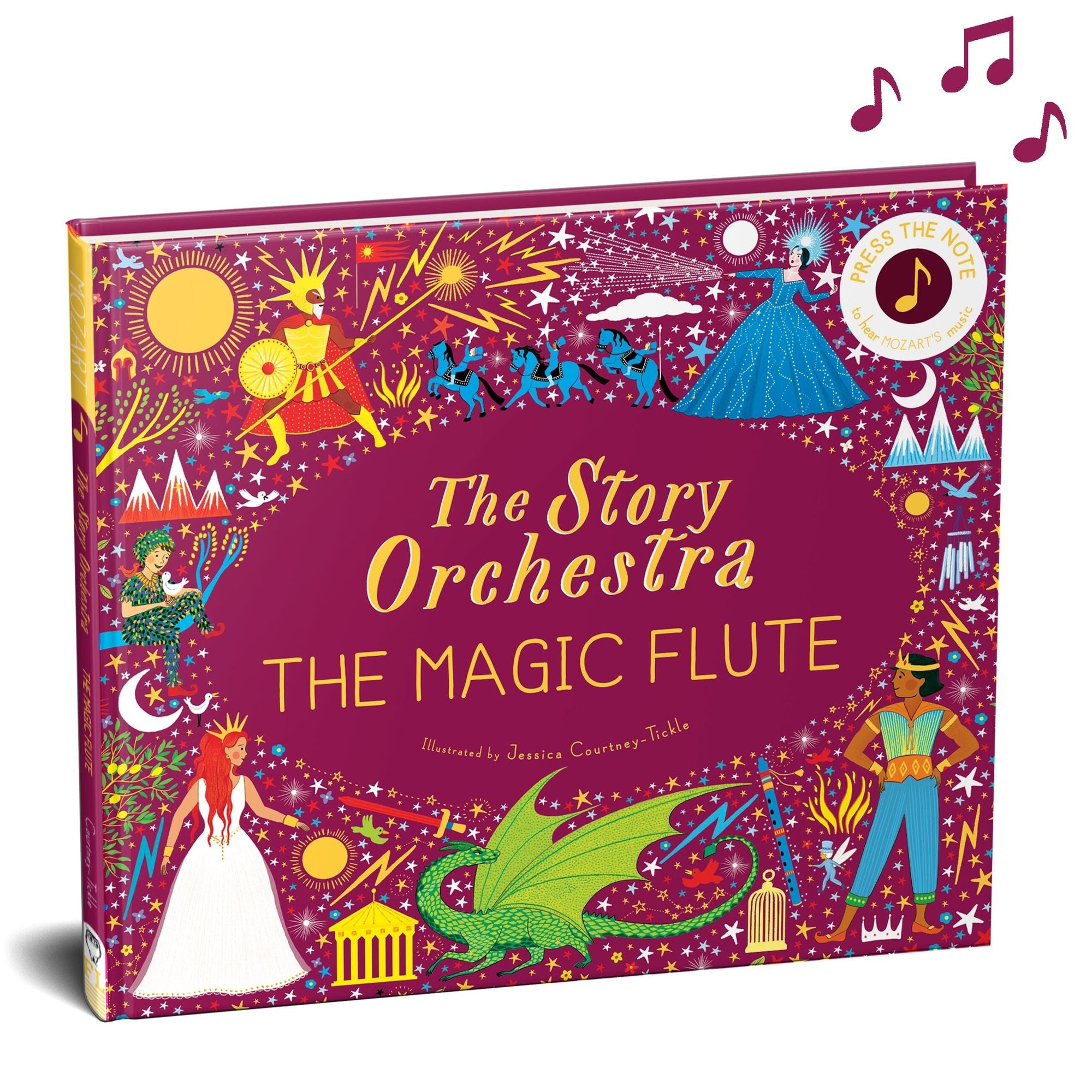 The Story Orchestra: The Magic Flute: Press the note to hear Mozart's music