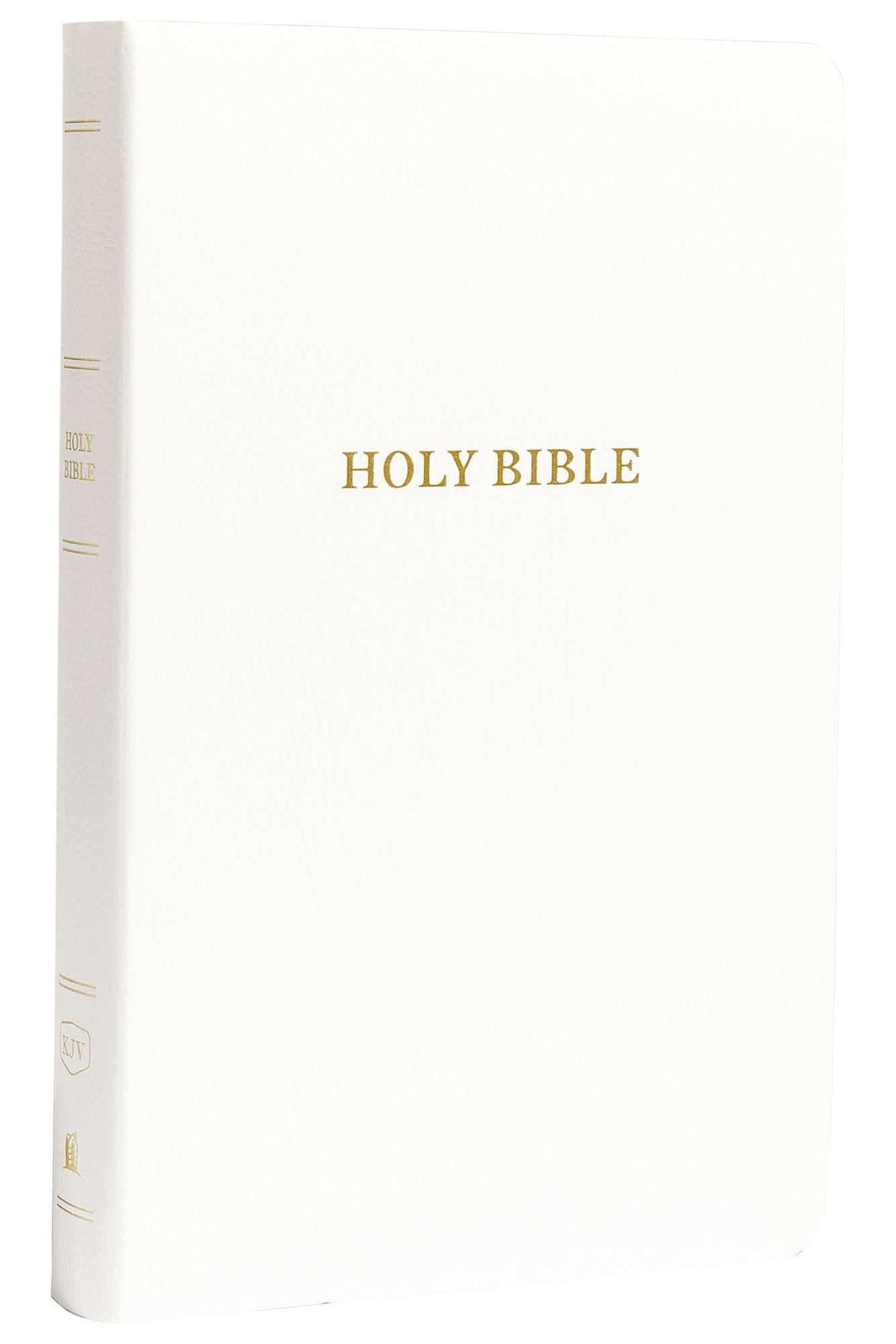 KJV Holy Bible: Gift and Award, White Leather-Look, Red Letter, Comfort Print: King James Version